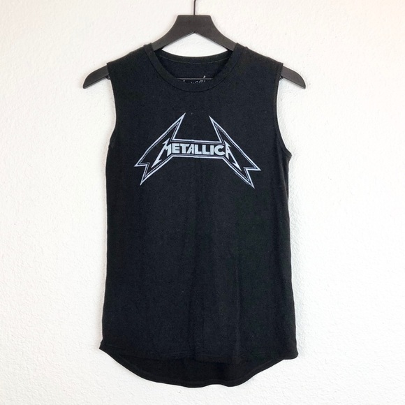 Bravado Tops - Metallica Tank Top Long S Black Graphic Band Tee